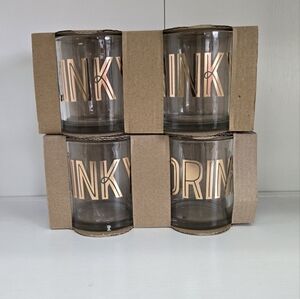 "Clinky & Dinky" Lowball  Glasses